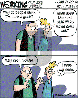 Working Daze on Wednesday April 28, 2004 Comic Strip