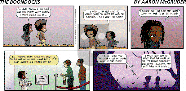 The Boondocks on Sunday June 24, 2012 Comic Strip