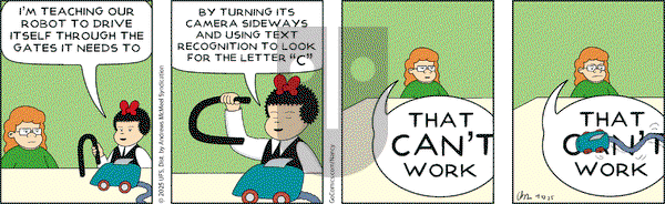 Nancy on Thursday April 10, 2025 Comic Strip