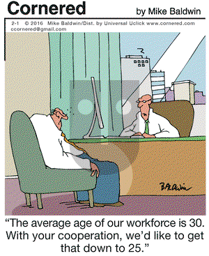 Cornered on Monday February 1, 2016 Comic Strip