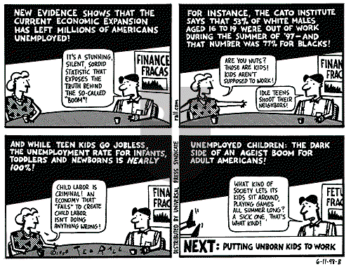 Ted Rall on Saturday June 13, 1998 Comic Strip