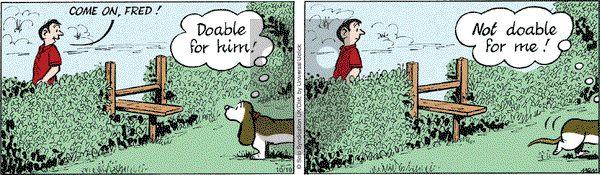 Fred Basset on Wednesday October 19, 2016 Comic Strip