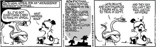 Over the Hedge on Saturday June 30, 2001 Comic Strip