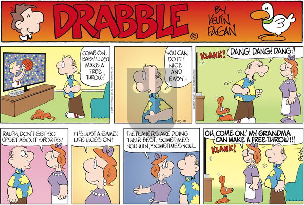 Drabble on Sunday February 18, 2018 Comic Strip