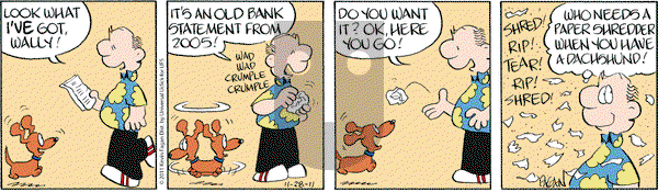 Drabble on Monday November 28, 2011 Comic Strip