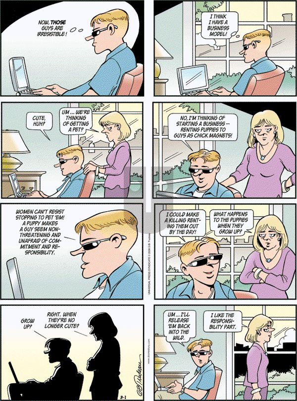 Doonesbury - Sunday March 1, 2009 Comic Strip
