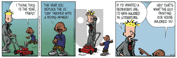 Frazz on Monday June 19, 2006 Comic Strip
