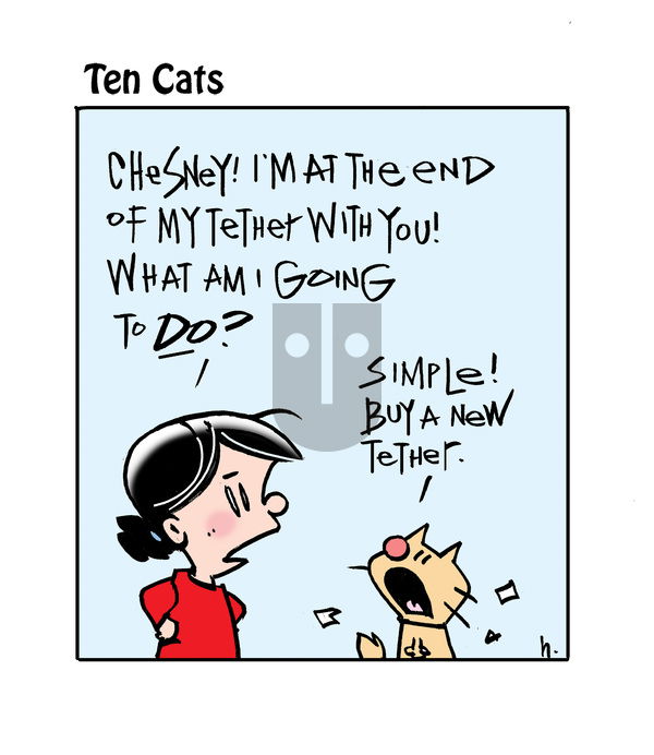 Ten Cats - Sunday February 16, 2025 Comic Strip