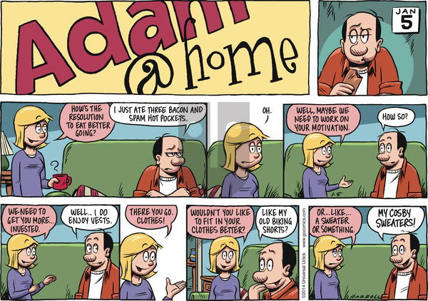 Adam@Home on Sunday January 5, 2014 Comic Strip
