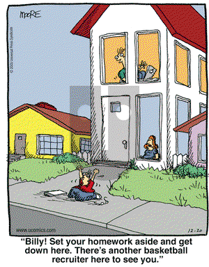 In the Bleachers on Tuesday December 20, 2005 Comic Strip