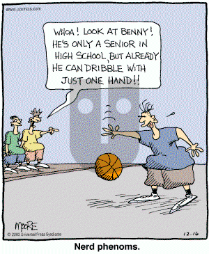 In the Bleachers - Tuesday December 16, 2003 Comic Strip