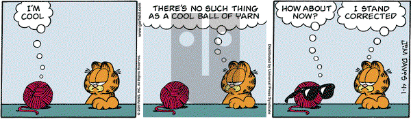 Garfield on Wednesday April 1, 2009 Comic Strip