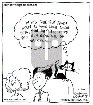 Kit 'N' Carlyle on Friday January 26, 2007 Comic Strip