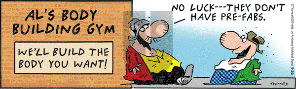 Frank and Ernest on Wednesday March 26, 2025 Comic Strip