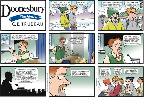 Doonesbury on Sunday November 19, 2006 Comic Strip