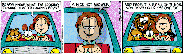 Garfield on Friday September 1, 1989 Comic Strip
