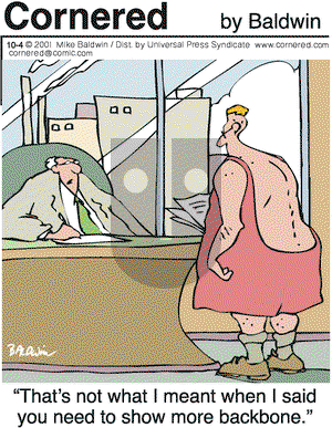 Cornered on Thursday October 4, 2001 Comic Strip