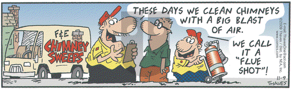 Frank and Ernest - Monday November 9, 2009 Comic Strip