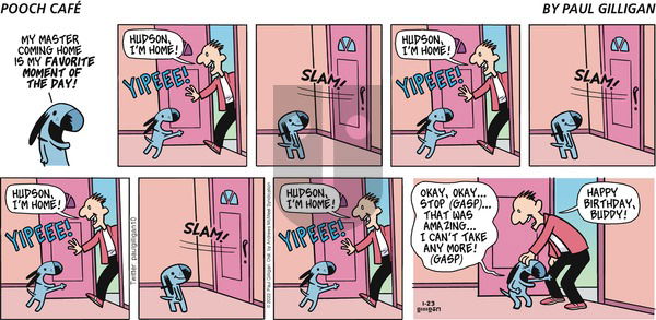 Pooch Cafe - Sunday January 23, 2022 Comic Strip
