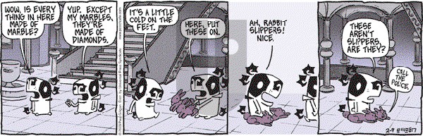 Pooch Cafe on Monday February 9, 2009 Comic Strip