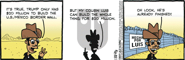 La Cucaracha on Wednesday May 3, 2017 Comic Strip