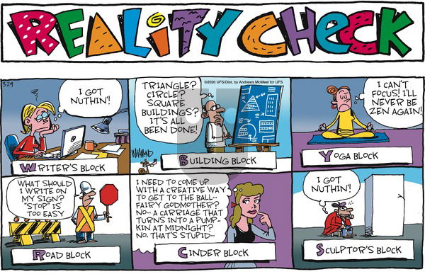 Reality Check on Sunday March 29, 2020 Comic Strip
