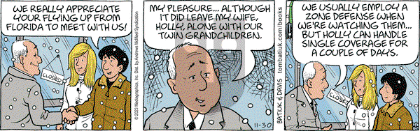 Crankshaft - Thursday November 30, 2023 Comic Strip
