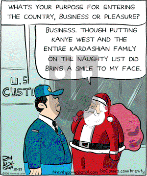Brevity on Saturday December 23, 2017 Comic Strip
