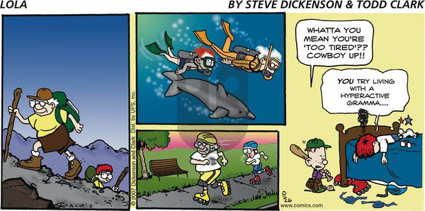 Lola on Sunday August 26, 2007 Comic Strip