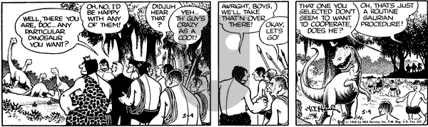 Alley Oop on Friday May 4, 1956 Comic Strip