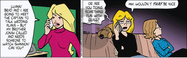 Luann on Friday January 8, 2016 Comic Strip