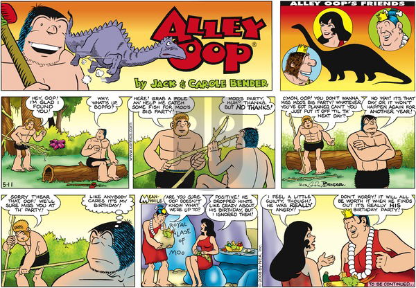 Alley Oop on Sunday May 11, 2008 Comic Strip