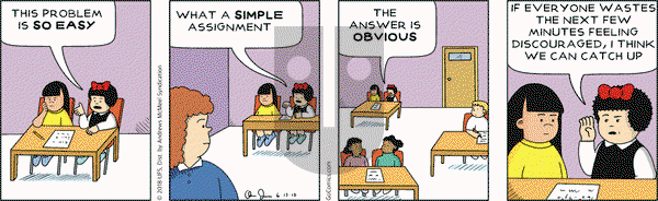 Nancy on Wednesday June 13, 2018 Comic Strip