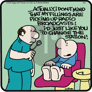 Ziggy on Friday August 3, 2018 Comic Strip