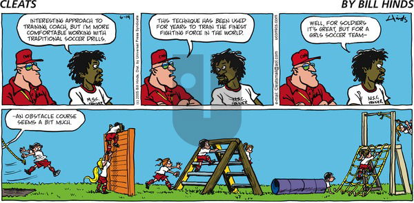 Cleats on Sunday June 19, 2005 Comic Strip