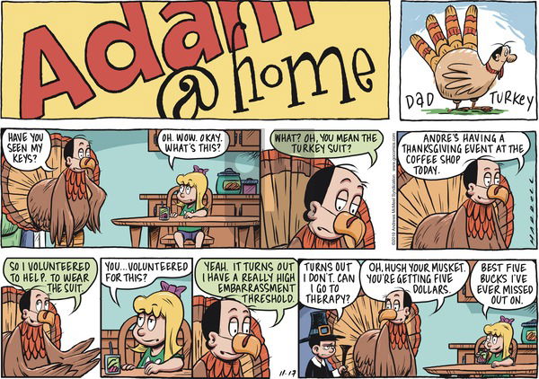 Adam@Home on Sunday November 17, 2019 Comic Strip