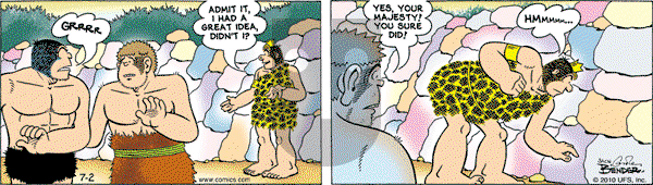 Alley Oop on Friday July 2, 2010 Comic Strip