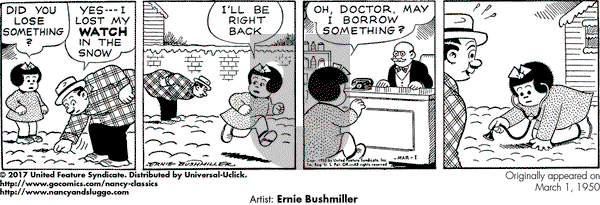 Nancy Classics on Wednesday March 1, 2017 Comic Strip