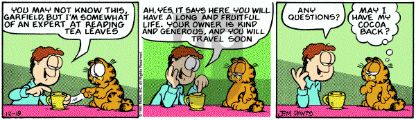 Garfield on Thursday December 19, 1985 Comic Strip