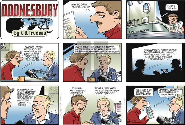 Doonesbury on Sunday December 2, 2007 Comic Strip