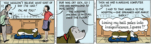 Fred Basset - Monday July 14, 2014 Comic Strip