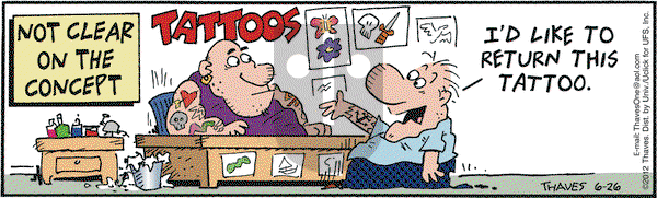 Frank and Ernest on Tuesday June 26, 2012 Comic Strip