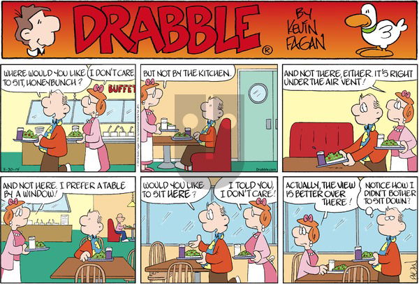 Drabble on Sunday March 30, 2014 Comic Strip