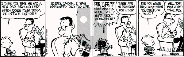 Calvin and Hobbes on Saturday March 1, 1986 Comic Strip