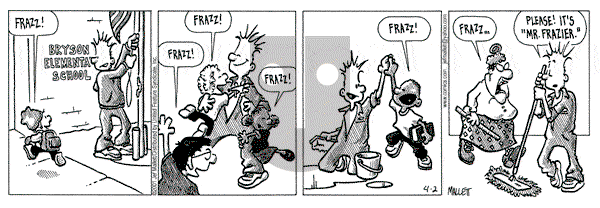 Frazz - Monday April 2, 2001 Comic Strip