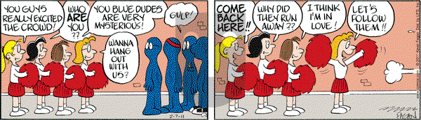 Drabble on Monday February 7, 2011 Comic Strip