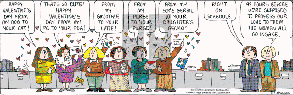 Cathy Classics - Tuesday February 5, 2008 Comic Strip