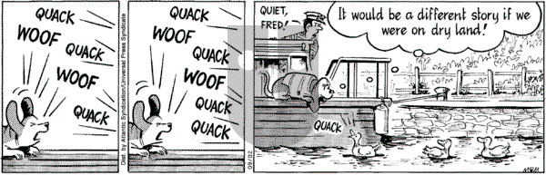 Fred Basset on Saturday September 2, 2006 Comic Strip