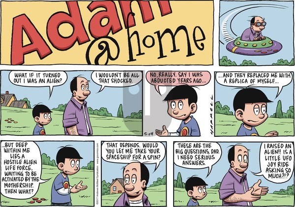 Adam@Home on Sunday May 14, 2017 Comic Strip