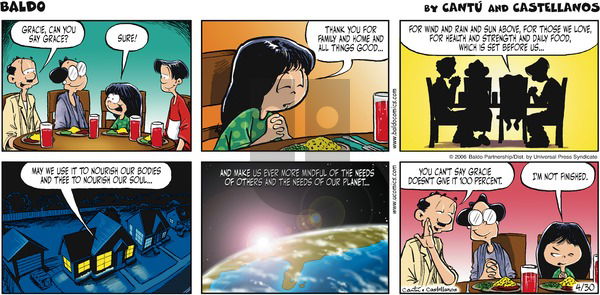Baldo on Sunday April 30, 2006 Comic Strip